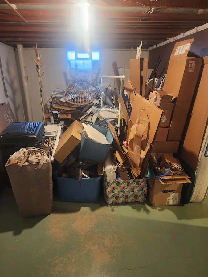 Roll-off dumpster container at job site for Construction Dumpster Rental in New Castle